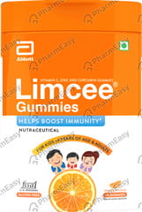 LIMCEE ORANGE FLAVOUR BOTTLE OF 30 GUMMIES