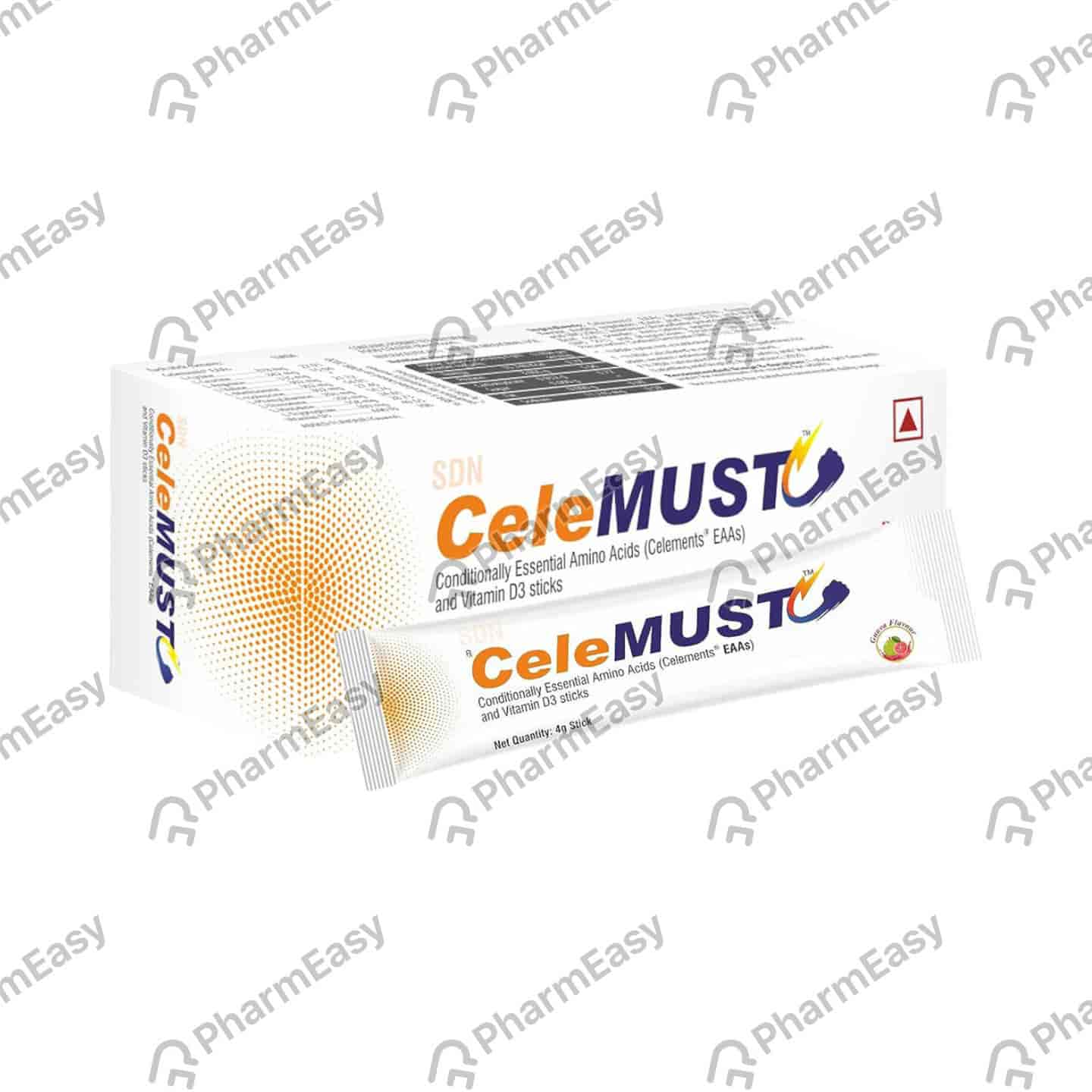 Sdn Celemust Guava Flavour Sugar Free Packet Of 4gm Sticks