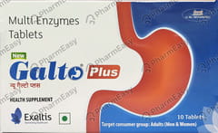 NEW GALTO PLUS STRIP OF 10 TABLETS