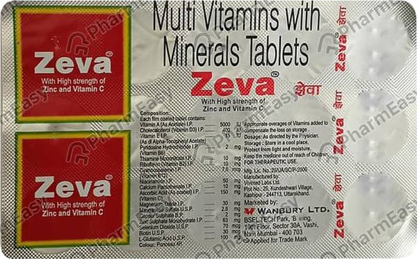 Zeva Strip Of 15 Tablets