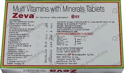 Zeva Strip Of 15 Tablets