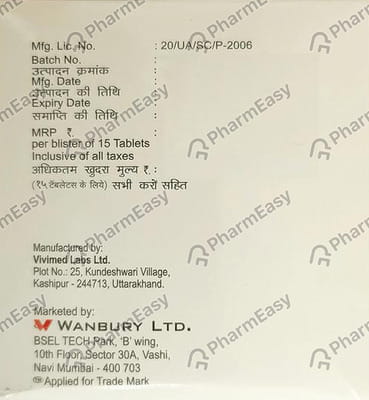 Zeva Strip Of 15 Tablets