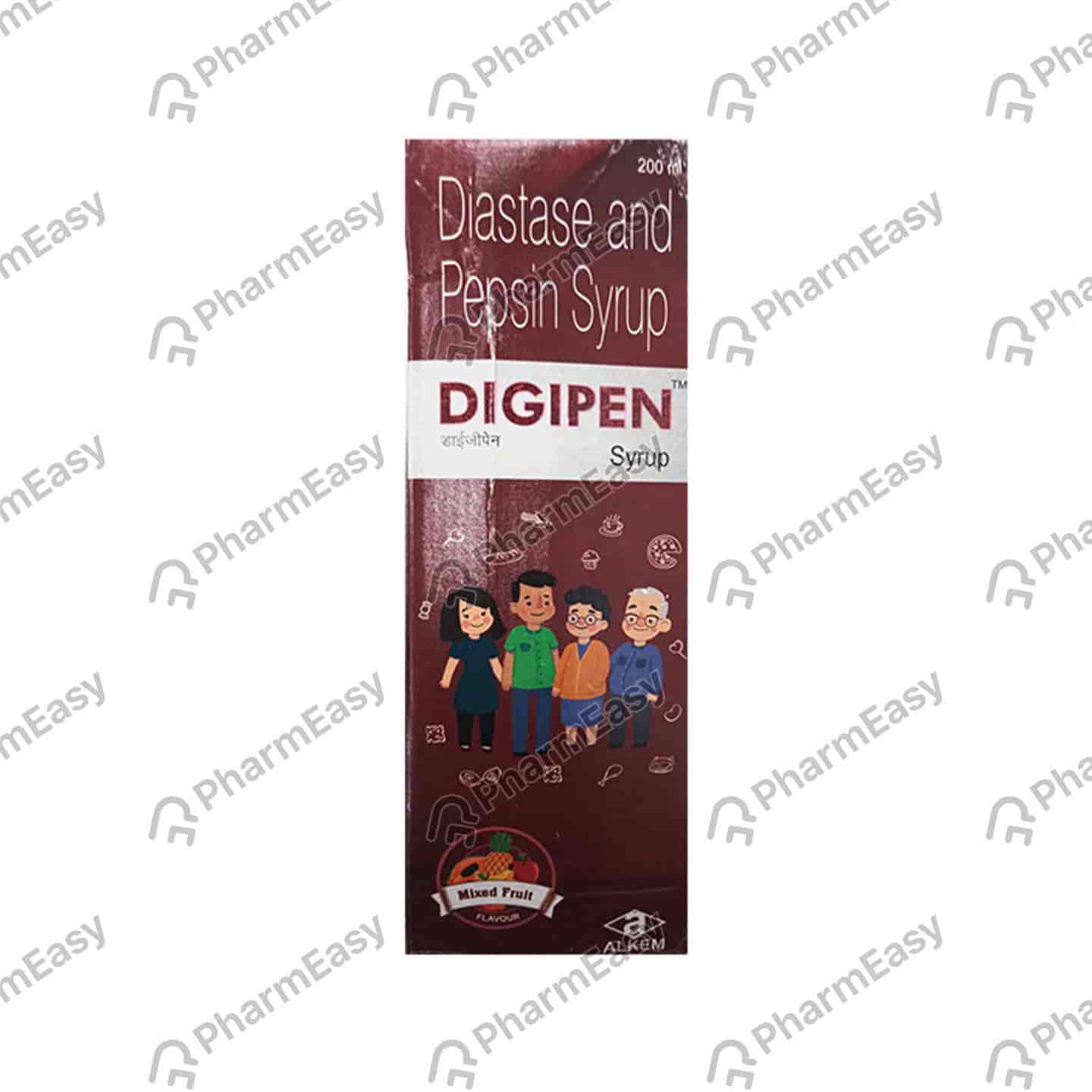 Digipen Mixed Fruit Flavour Bottle Of 200ml Syrup