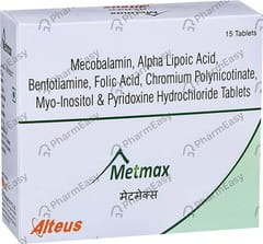 METMAX STRIP OF 15 TABLETS