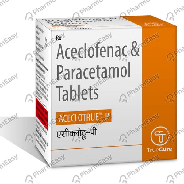 Aceclotrue P Strip Of 10 Tablets