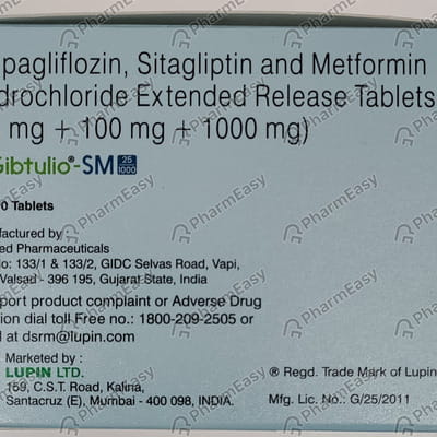 Gibtulio Sm 25/1000mg Strip Of 10 Tablets