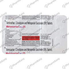 METOSARTAN LN 25MG STRIP OF 10 TABLETS