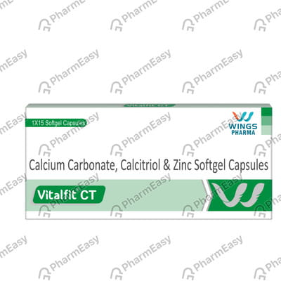 Vitalfit Ct Strip Of 15 Softgel Capsules