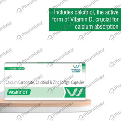 Vitalfit Ct Strip Of 15 Softgel Capsules