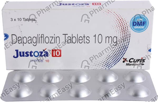 Justoza 10mg Strip Of 10 Tablets
