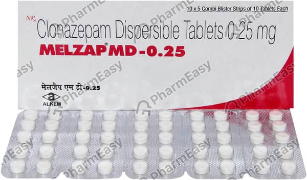 Melzap Md 0.25mg Strip Of 15 Tablets