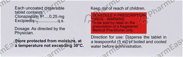 Melzap Md 0.25mg Strip Of 15 Tablets