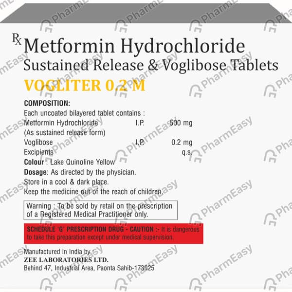 Vogliter 0.2mg M Strip Of 10 Tablets