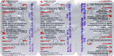 Drotin Strip Of 15 Tablets