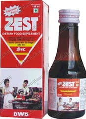 ZEST PLUS BOTTLE OF 200ML SYRUP