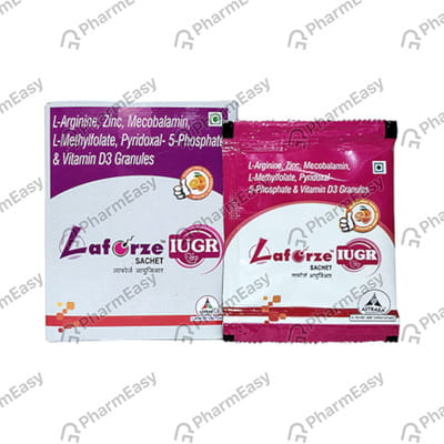 Laforze Iugr Tangy Orange Flavour Sugar Free Sachet Of 7gm Granules
