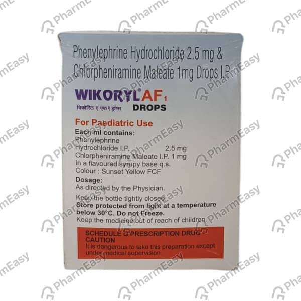 Wikoryl Af 1 Banana Pineapple Flavour Bottle Of 15ml Oral Drops