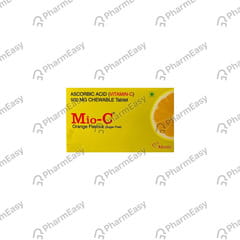 Mio C Orange Flavour Sugar Free Strip Of 10 Chewable Tablets