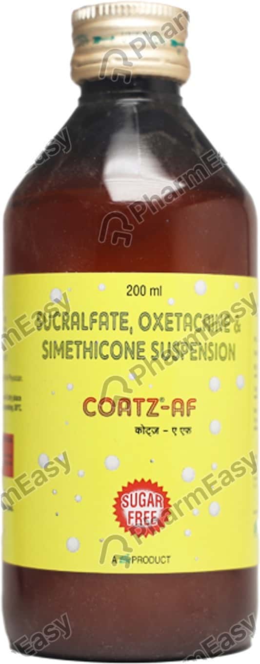 Coatz Af Sugar Free Bottle Of 200ml Suspension: Uses, Side Effects ...