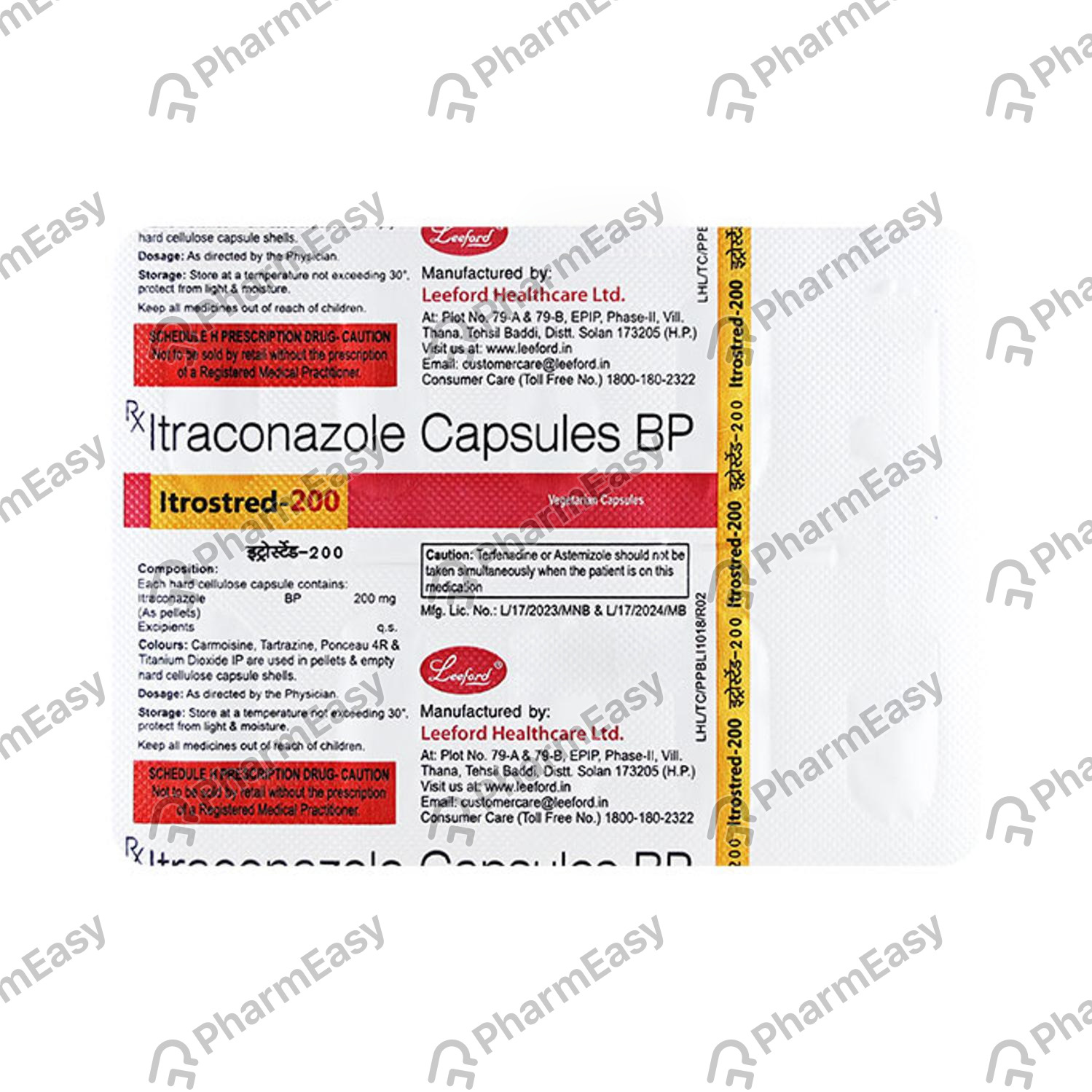 Itrostred 200mg Strip Of 10 Capsules