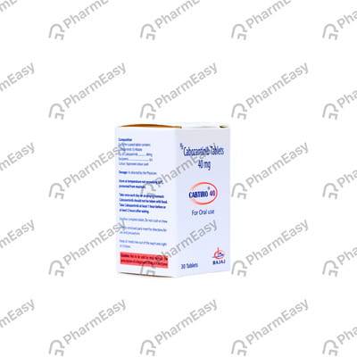 Cabtiro 40mg Bottle Of 30 Tablets