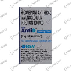ANTID 300MCG PRE FILLED SYRINGE OF 1ML INJECTION