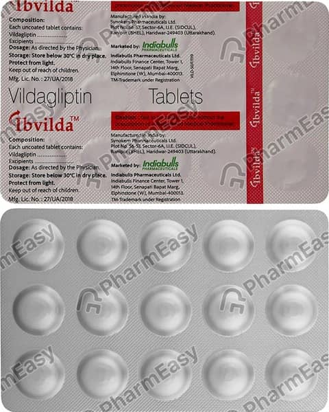 Ibvilda 50Mg Strip Of 15 Tablets