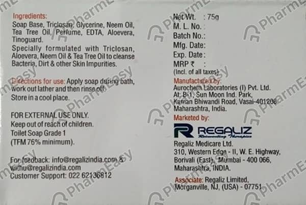 Sanoliz Soap 75Gm