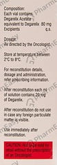 DEGAPRIDE 80MG DRY VIAL OF 1 POWDER FOR INJECTION