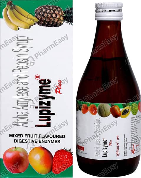 Lupizyme Mixed Fruit Flavour Syrup 200ml
