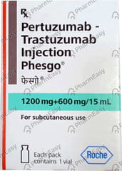 PHESGO 1200/600MG VIAL OF 15ML SOLUTION FOR INJECTION