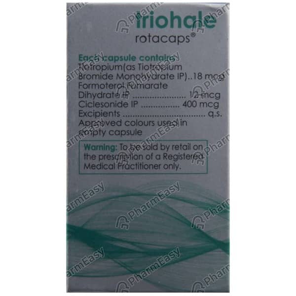 Triohale Rotacaps Bottle Of 20 Inhalation Capsule