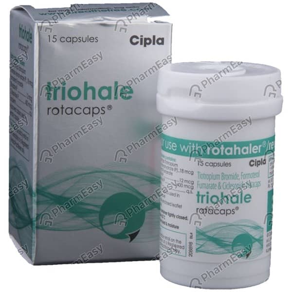 Triohale Rotacaps Bottle Of 20 Inhalation Capsule