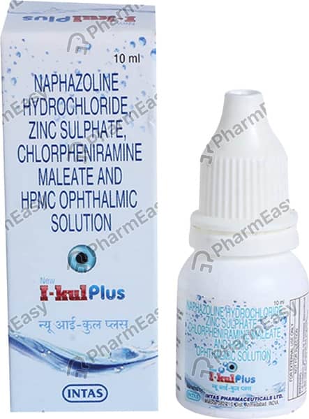 New I Kul Plus Bottle Of 10ml Ophthalmic Solution