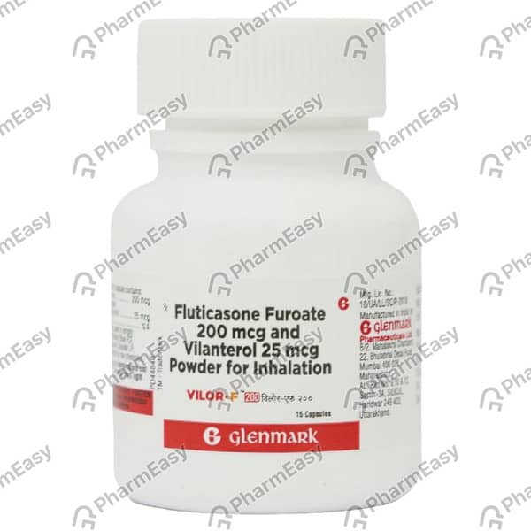 Vilor F 200mcg Bottle Of 15 Inhalation Capsules