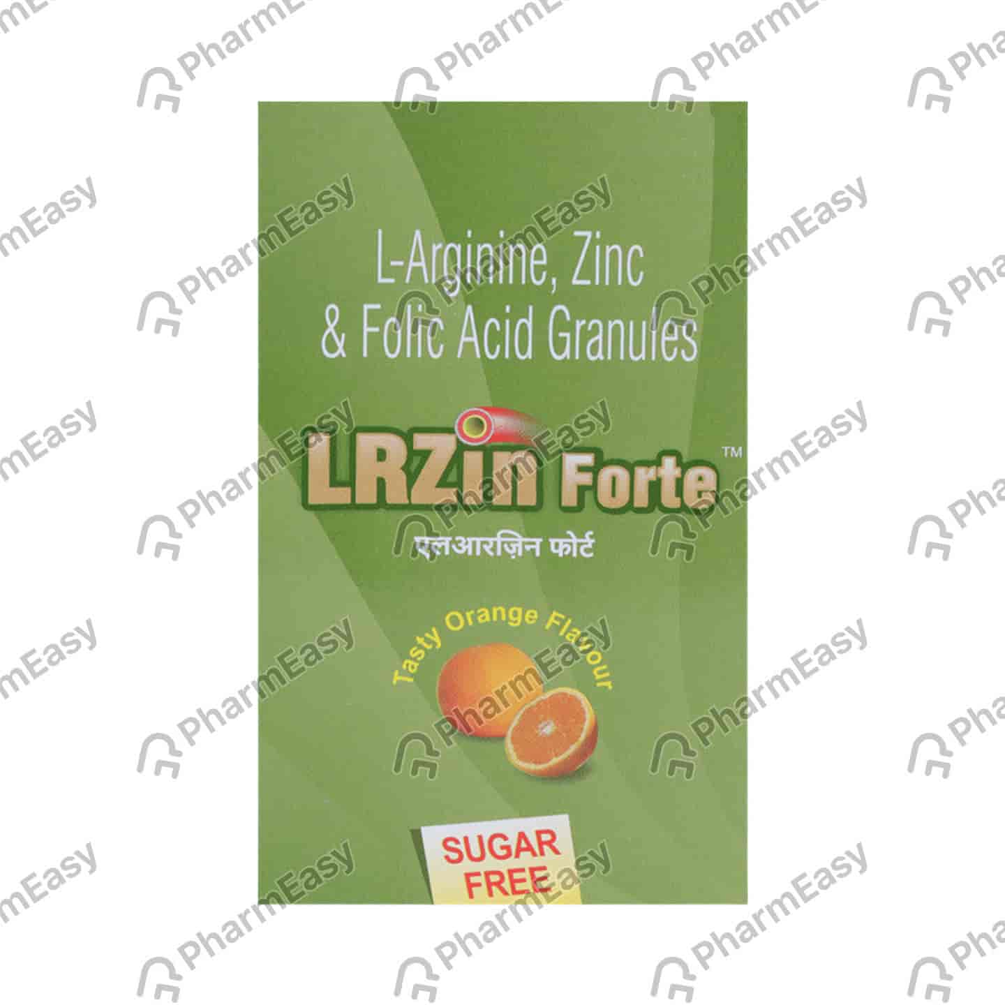 Lrzin Forte Orange Flavour Sugar Free Sachet Of 10gm Granules