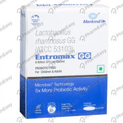 Entromax Gg Vanilla Flavour Sugar Free Sachet Of 1gm Oral Powder