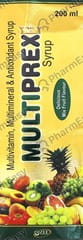 MULTIPREX MIX FRUIT FLAVOUR BOTTLE OF 200ML SYRUP