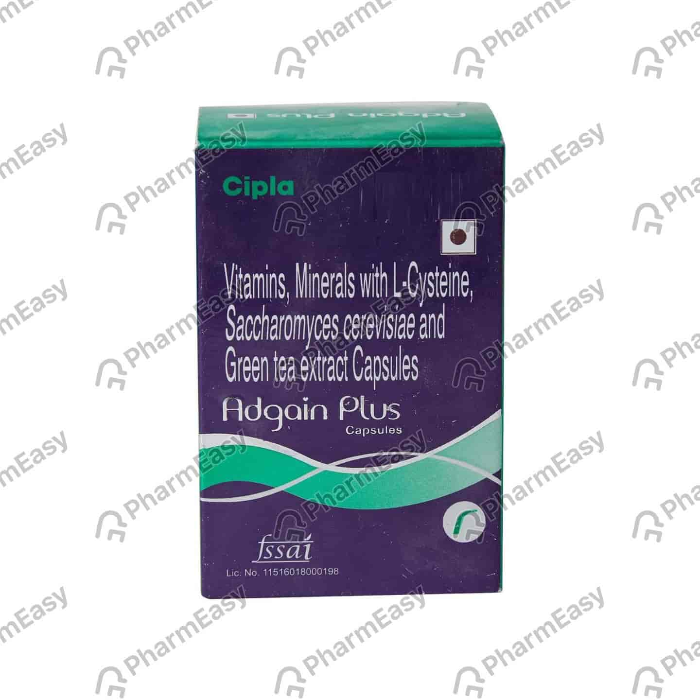 Adgain Plus Bottle Of 30 Capsules