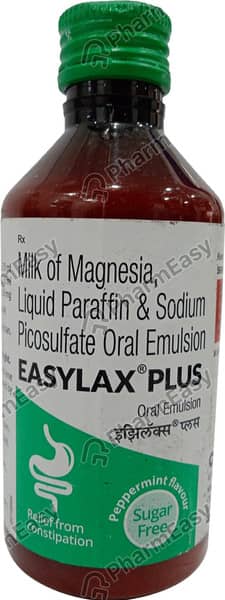 Easylax Plus Peppermint Flavour Sugar Free Bottle Of 170ml Emulsion