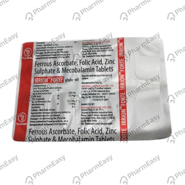 Irrion Forte Strip Of 10 Tablets