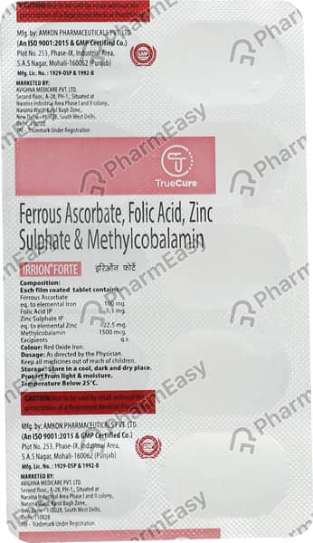Irrion Forte Strip Of 10 Tablets