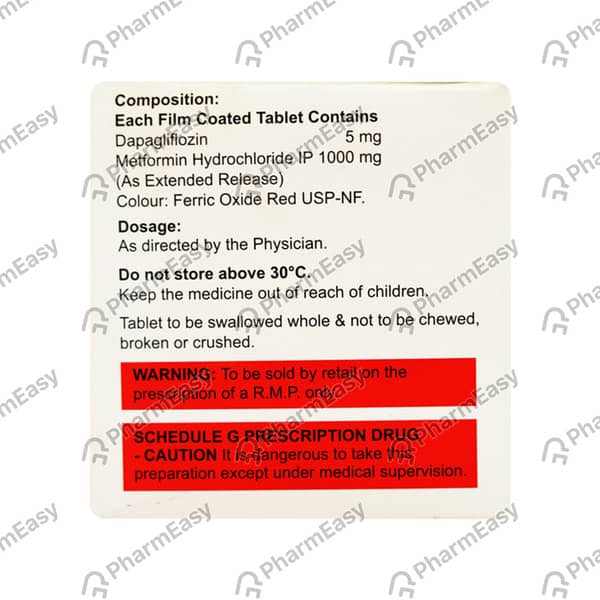 Voage M 5/1000mg Strip Of 10 Tablets