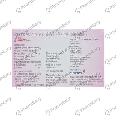 Cibifer Strip Of 10 Tablets