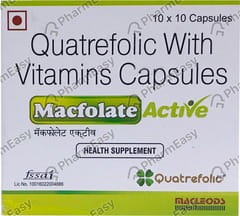 MACFOLATE ACTIVE STRIP OF 10 CAPSULES