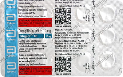 Gluject 10mg Strip Of 15 Tablets