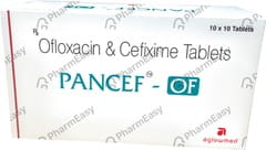 PANCEF OF STRIP OF 10 TABLETS