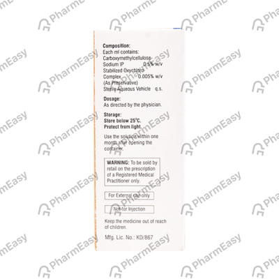 Lacrivisc Bottle Of 10ml Eye Drops