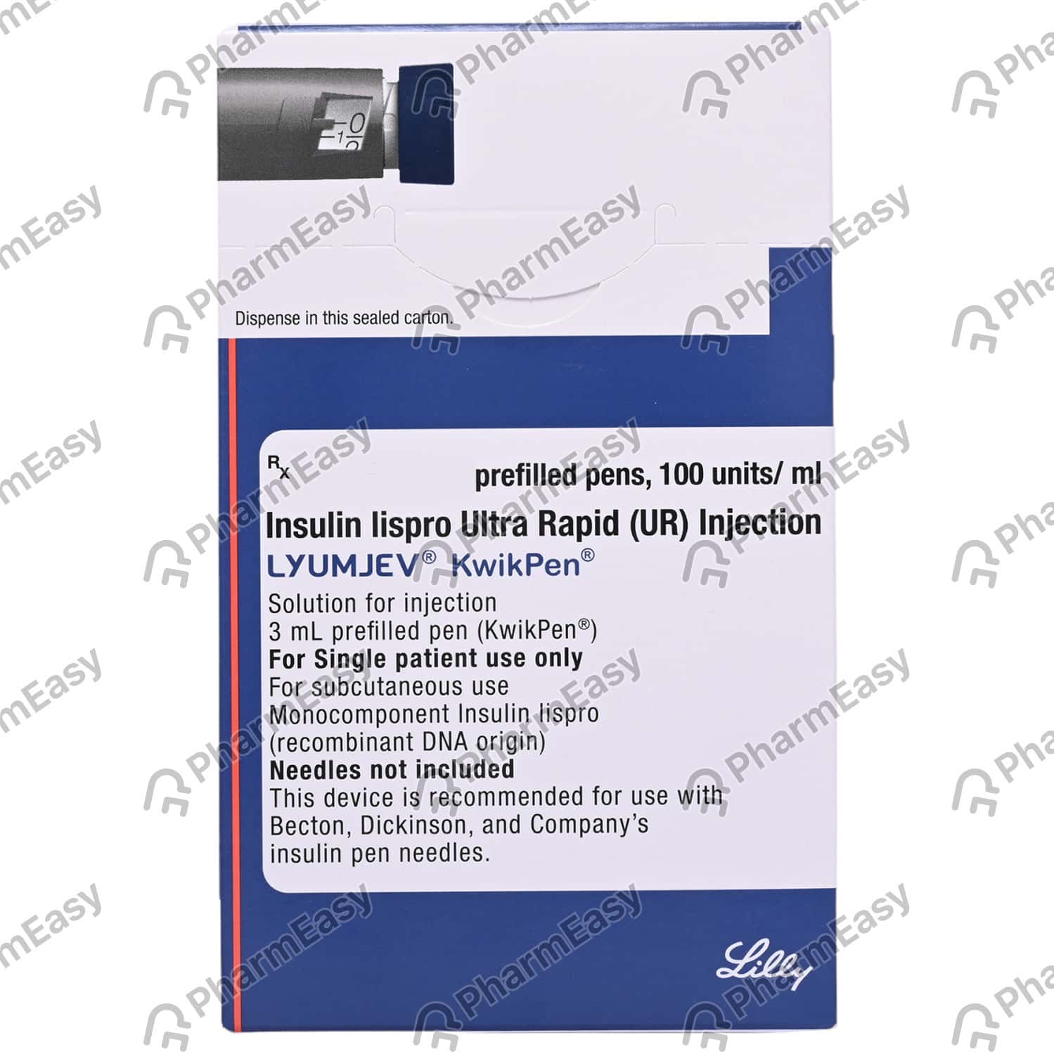 Buy Lyumjev 100 IU/ML Solution For Injection (3) Online at Flat 15% OFF ...