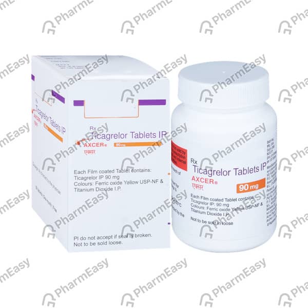 Axcer 90mg Bottle Of 120 Tablets